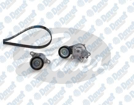 GATES K016PK1020EST Kanalli V Kayisi Seti Peugeot 208 1.4hdi 208 308 1.6hdi 3008 5008 Partner 1.6hdi 04-10-
